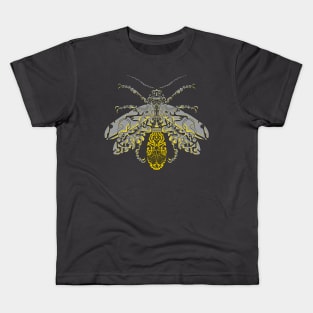 Sci-fi fire fly, art t-shirt Kids T-Shirt